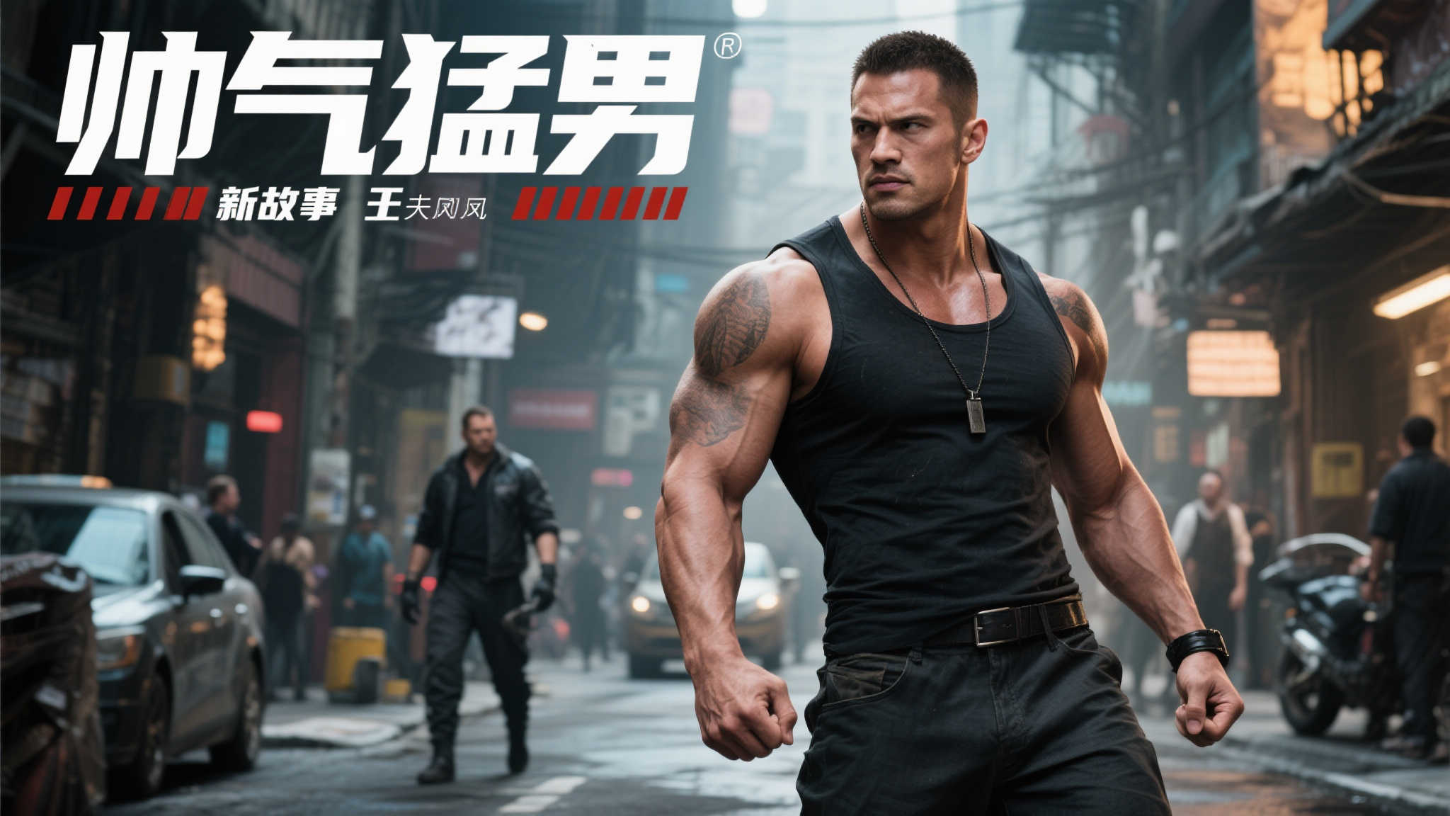 至于“帅气猛男”，他的故事更注重力量与个